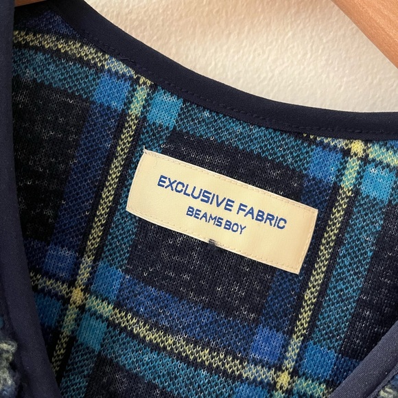 Beams Boy Plaid Vest - Picture 3 of 4